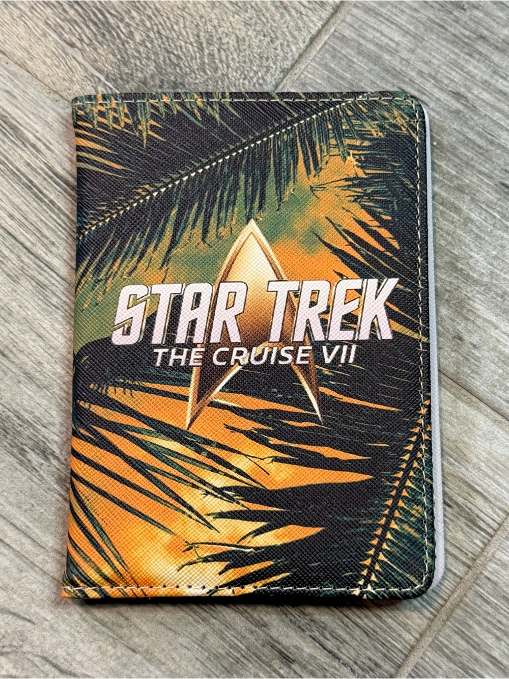 Star Trek The Cruise VII Passport Cover Tropical Vacation